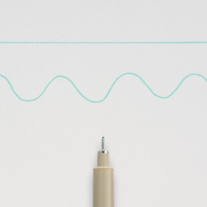 Ручка капиллярная "Pigma Micron" 0.4мм, Зеленый